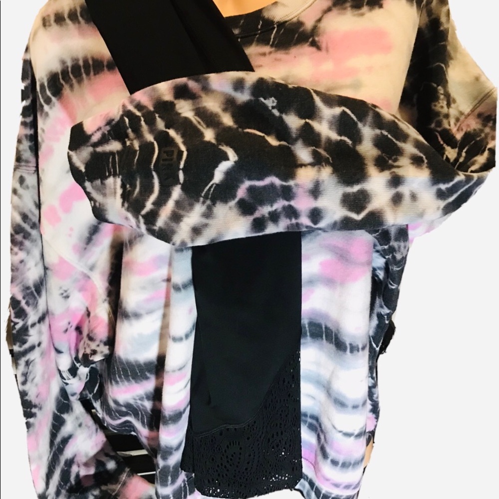 NEW VICTORIAS SECRET PINK PULLOVER SWEATSHIRT & LEGGINGS 2Pcs set. BAMBOO